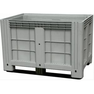 Ящик 1200х800х800мм БИГБОКС на 2-х лыжах Тара SDBOX 1208 SS серый
