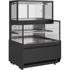 Витрина комбинированная Carboma KC70 VV/SH 0,9-2-1 STANDARD БОКОВИНА СТУПЕНЬКА (версия 2.0) (9005-0430)