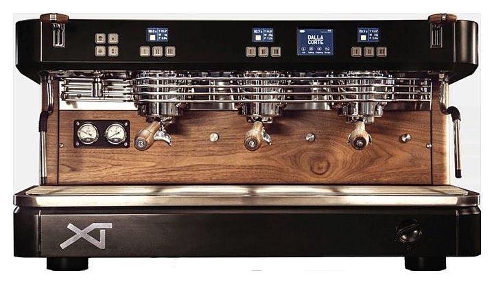 Кофемашина леверная Dalla Corte XT 3 черный грецкий орех