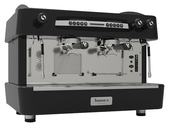Кофемашина FIAMMA Quadrant 2 CV TC Black (автомат, 2 группы)