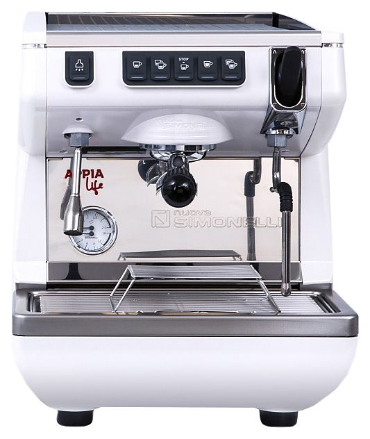 Кофемашина Nuova Simonelli Appia Life 1Gr V белая, высокая группа, автомат