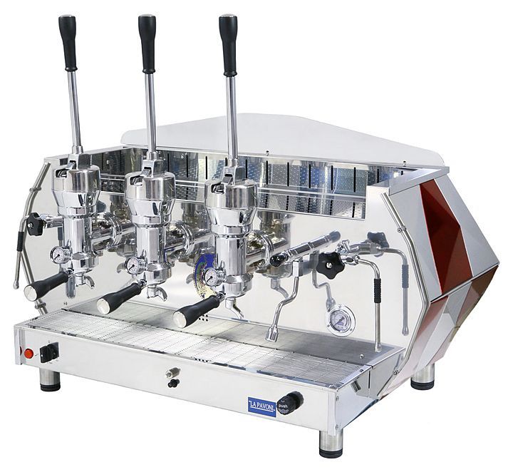 Кофемашина леверная La Pavoni DIA3L2419EU красная