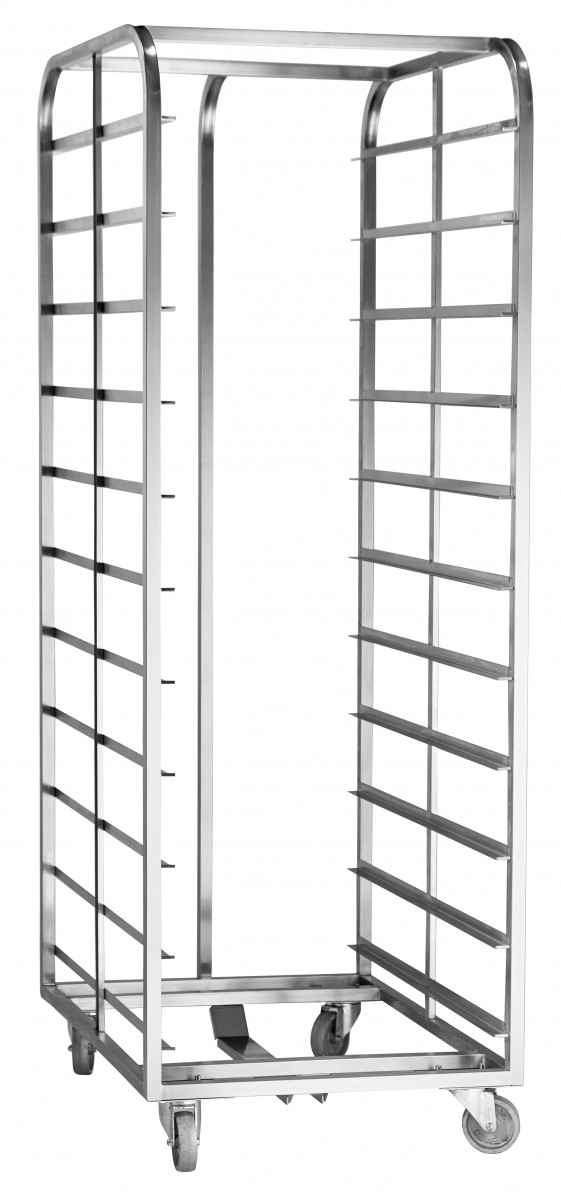 Габариты: 662х835х1905 мм. Количество гастроёмкостей 11 x 600x800 мм, 22 x 600x400 мм. Количество уровней - 11. Расстояние между уровнями 153 мм. Грузоподъёмность 300 кг. Вес (без упаковки) 33 кг.