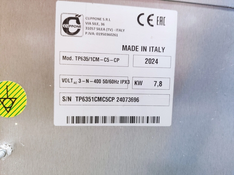 S02_Cuppone F.LLI S.R.L. Печь для пиццы модель TP635/1CM