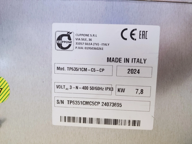 S02_3_Cuppone F.LLI S.R.L. Печь для пиццы модель TP635/1CM