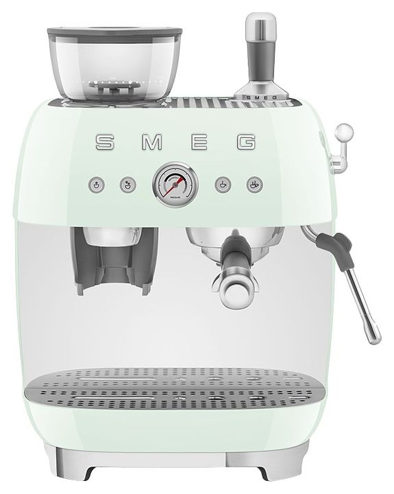 Эспрессо кофемашина SMEG EGF03PGEU пастельная зеленая
