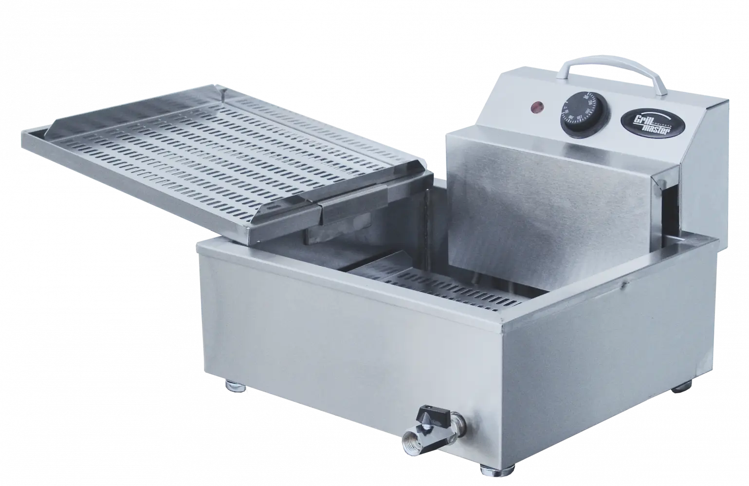 Фритюрница электрическая Ф2ФРЭ (21605) (чебуречница), 440х400х310 мм, 2600Вт, 220В, 1 емкость на max 12,5/ рабочий 6 л, полностью из н/стали