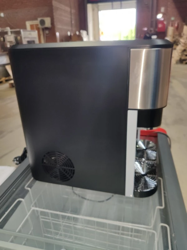 S01_1_Льдогенератор EKSI EBSD 18, пальчиковый лед, диспенсер, измельчитель