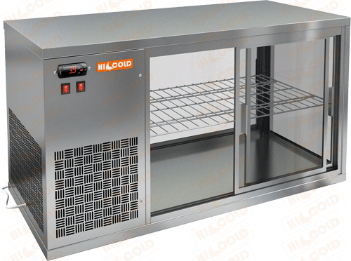 Настольная холодильная витрина сквозная HICOLD VRL T