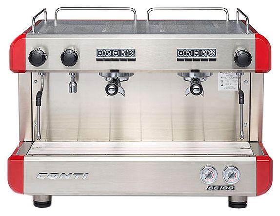 Кофемашина CONTI CC100 Standart 2Gr красная