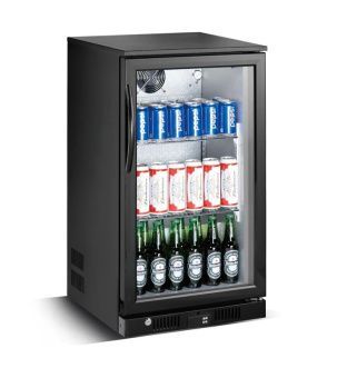 Витрина холодильная Koreco SC/150 G барная объемом 120 л с распашной дверью, с 2 полками