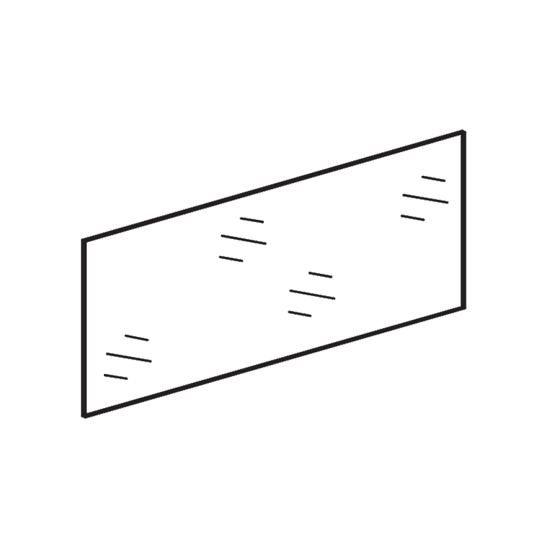 СТЕКЛО ФРОНТАЛЬНОЕ SELF 800 APACH CHEF LINE L960700200