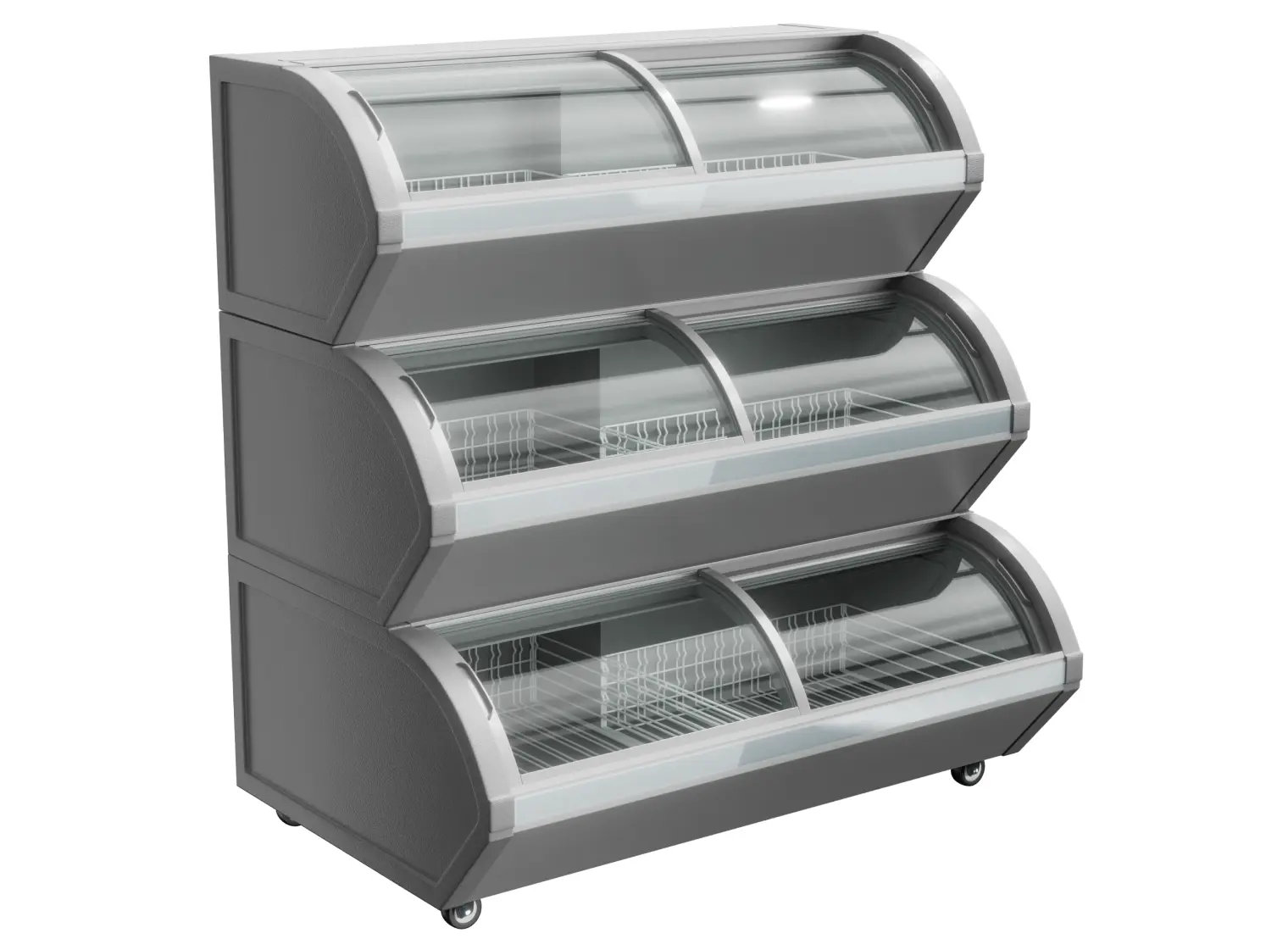 Ларь морозильный Haier HFR-HM400, 1210х800х1370 мм, -28...-18С, 220В, тип управления - электронный контроллер с видимым дисплеем, климатический класс 7, ручная оттайка, хладагент R290 
Ларь состоит из 3х позиций:
Камера морозильная (ларь) Haier HFR-HM40