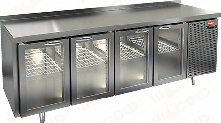 Габариты: 2280х500х850 мм. Температурный режим: +2...+10 C. Материал корпуса: нержавеющая сталь. Материал столешницы: нержавеющая сталь. Мощность: 510 Вт. Объём: 460 л. Питание: 220 В, 50 Гц. Без борта.