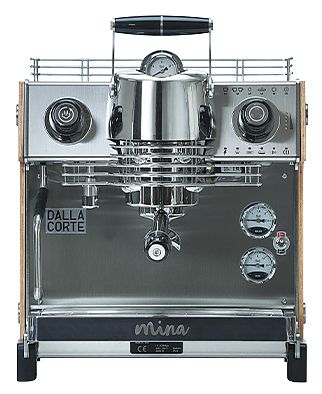 Кофемашина леверная Dalla Corte 1 MC MINA 1 WV 230 деревянный шпон