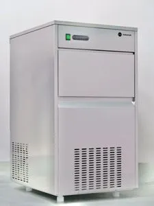 Льдогенератор т.м. HURAKAN серии IMF мод. HKN-IMF80 (пальчики), 500x612x893мм, 0,45кВт, 220В, 49кг, производительность 80 кг/сутки, бункер 25кг, воздушное охлаждение, с подключением к воде, пальчиковый лёд