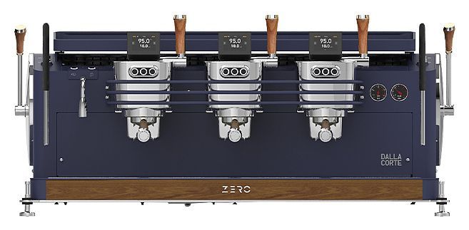 Кофемашина Dalla Corte 1 MC ZERO 3 NBW 400 синее море, грецкий орех