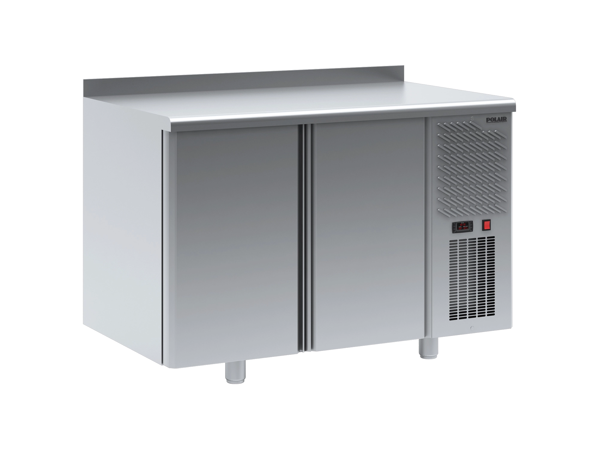 Стол холодильный TM2GN-G, 1200х705х850/910мм, 320л, 230В, 350Вт, -2...+10С, R290, 2 двери. Электронная система управления. Оттайка автоматическая с системой испарения конденсата. Материал обшивки корпуса (за исключением задней стенки) - нержавеющая сталь.