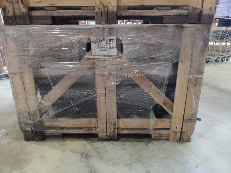 S01_Витрина среднетемпературная Carboma G110 SV 1,5-1 с боковинами, ВХСр-1,5ш G110, 9006, холодильная