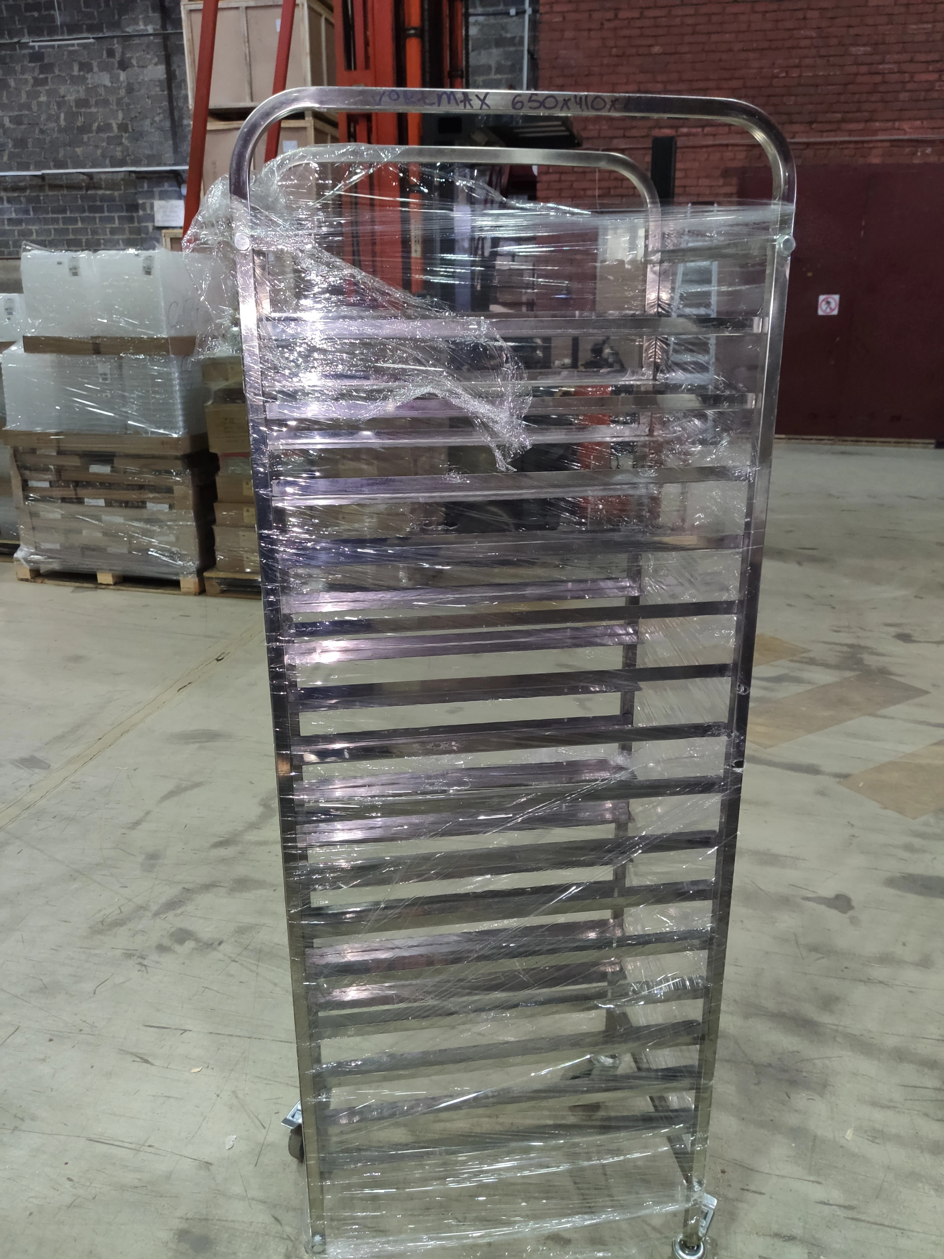 S02_Тележка-шпилька WLBake TR Slim, 15 ур. 600х400, платформа, сварная, h1621мм