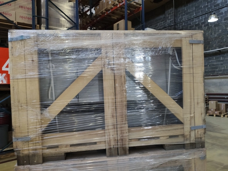 S01_1_Витрина среднетемпературная Carboma G110 SV 1,5-1 с боковинами, ВХСр-1,5ш G110, 9006, холодильная