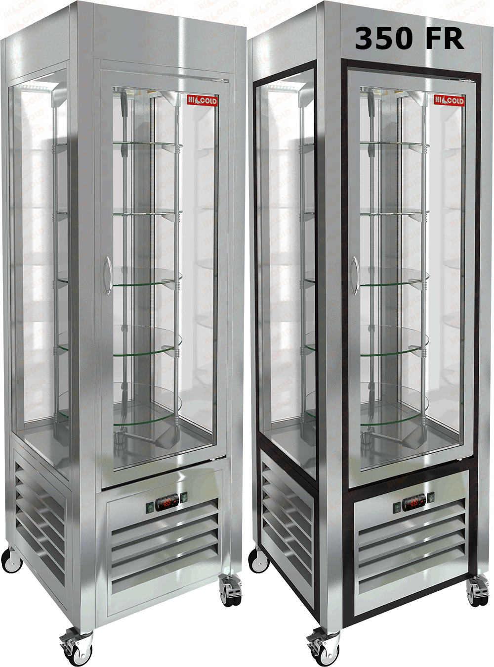 Витрина кондитерская вертикальная HICOLD VRC 350 R