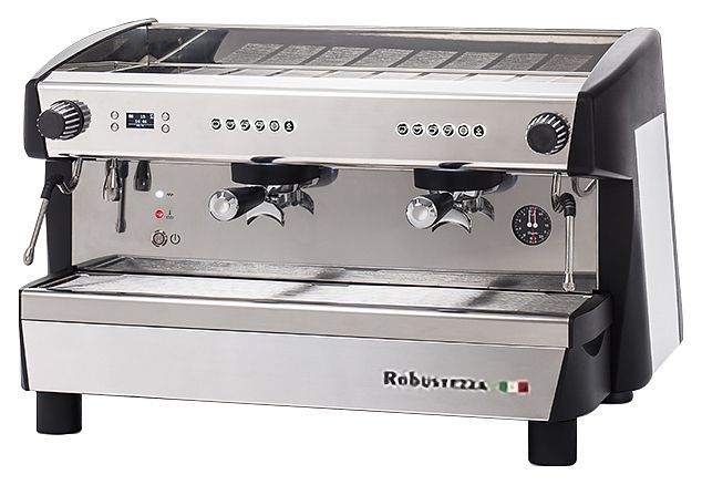 Кофемашина ROBUSTEZZA DE2E высокие группы+дисплей, мультифазная, черная