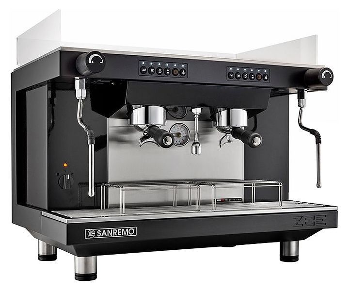 Кофемашина Sanremo Zoe SED Tall 2 гр. черная
