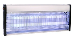 645x75x265мм, 220В, 0,04кВт, 3,77кг, УФ, площадь действия 150 кв.м, в комплекте с цепью для подвешивания. Используется для привлечения невидимым излучением летающих насекомых, например, мух, мотыльков, комаров и прочих летающих вредителей, с последующим и