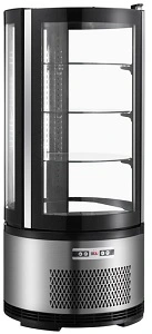 480x480x1030мм, 220В, 105 литров, 2-8С°, 50кг, 0,23кВт, 220В, R600a, LED подсветка, 3 полки