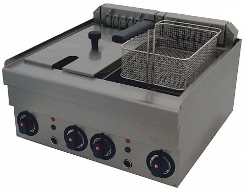 Фритюрница электр. серии EF, мод. EF-T60/2, 600х600х310мм, корзина 230х345х100мм, 2х8-10л, 16200Вт, 380В