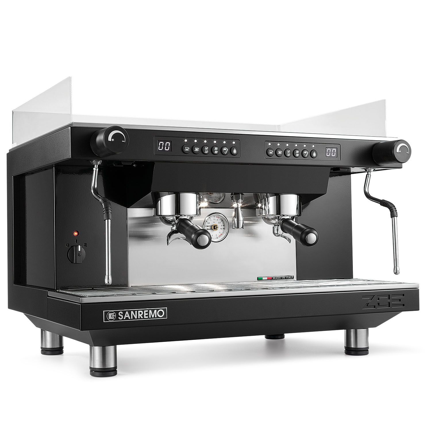 КОФЕМАШИНА - автомат SANREMO ZOE COMPACT SED 2 группы черная (бойлер 7 л) (164552)