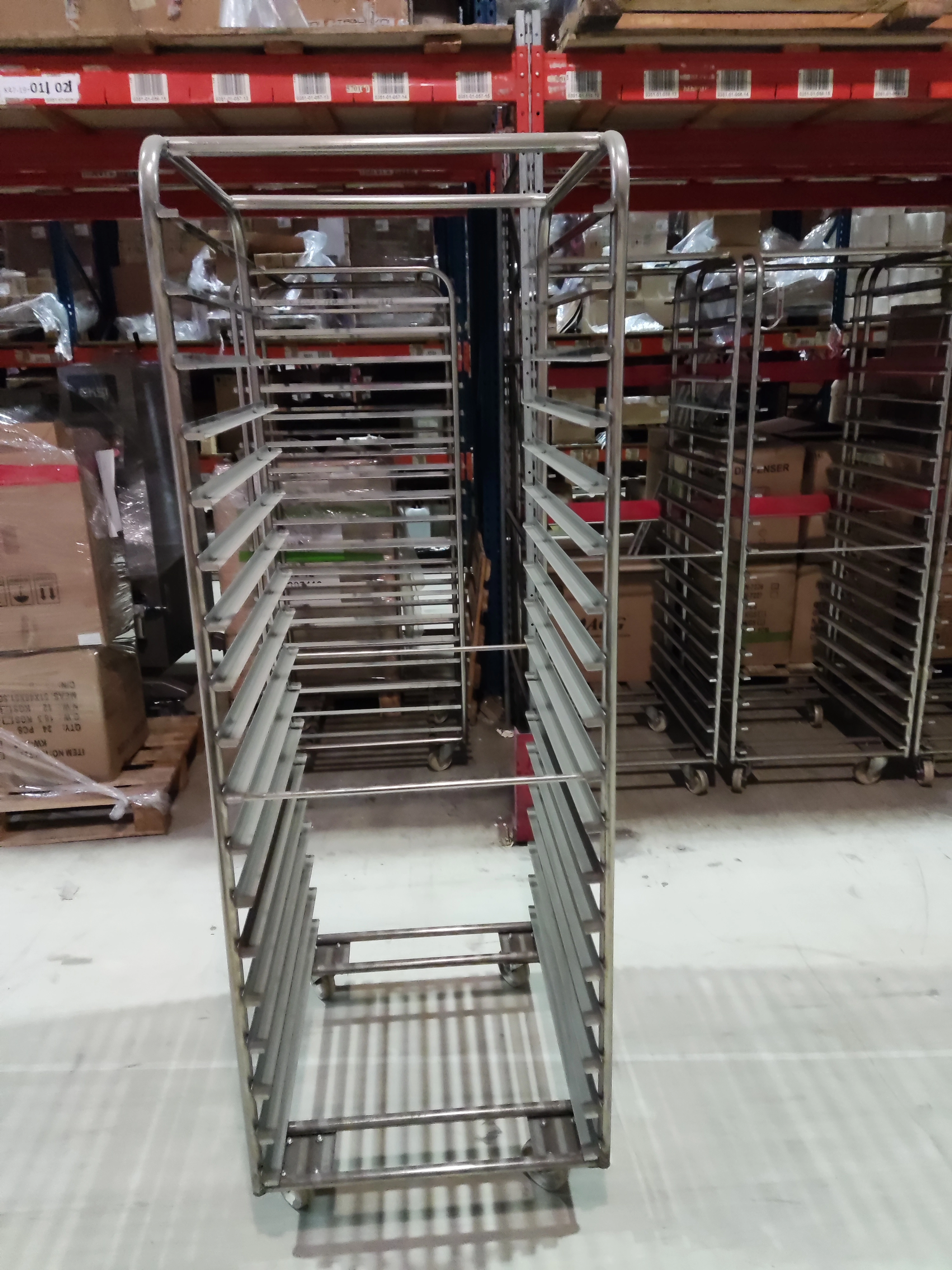 S02_Тележка (сварн., нерж., 18 уровней 600х800, платформа, Rotor Smart/pro, т.м.WLBake, h1888)