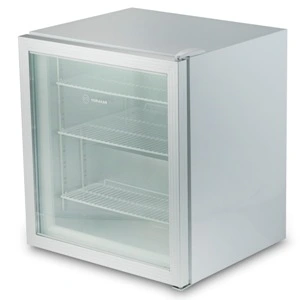 Шкаф морозильный модель HKN-UF100G, 590х520х675 мм, 220В, 116Вт, -22...-15C, 88 л, система охлаждения статическая, исполнение стеклянные двери.