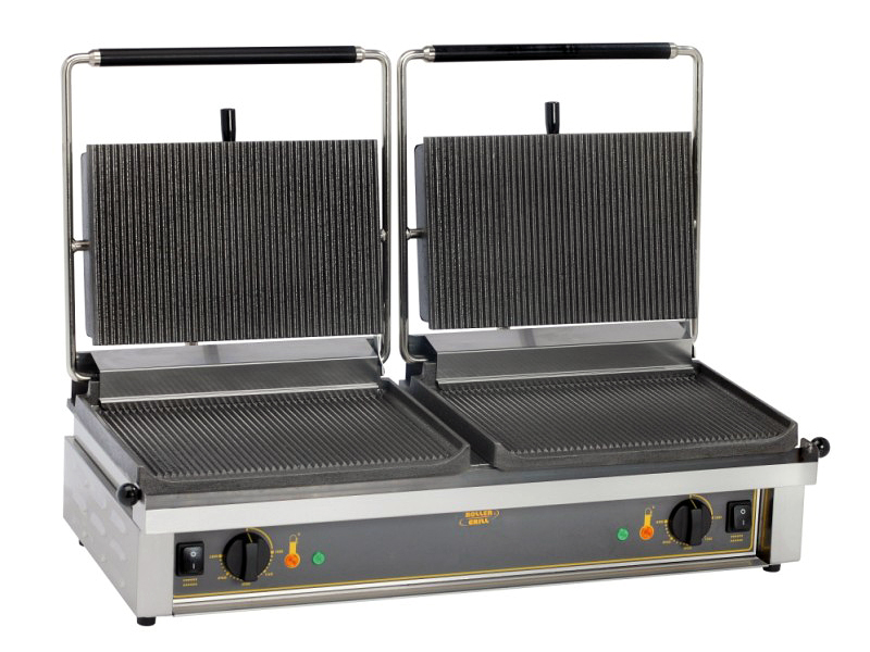 Гриль электр. серии Double Panini, модель Double Panini M, 835x385x220мм, 6000 Вт (2x3000 Вт (2 шнура))