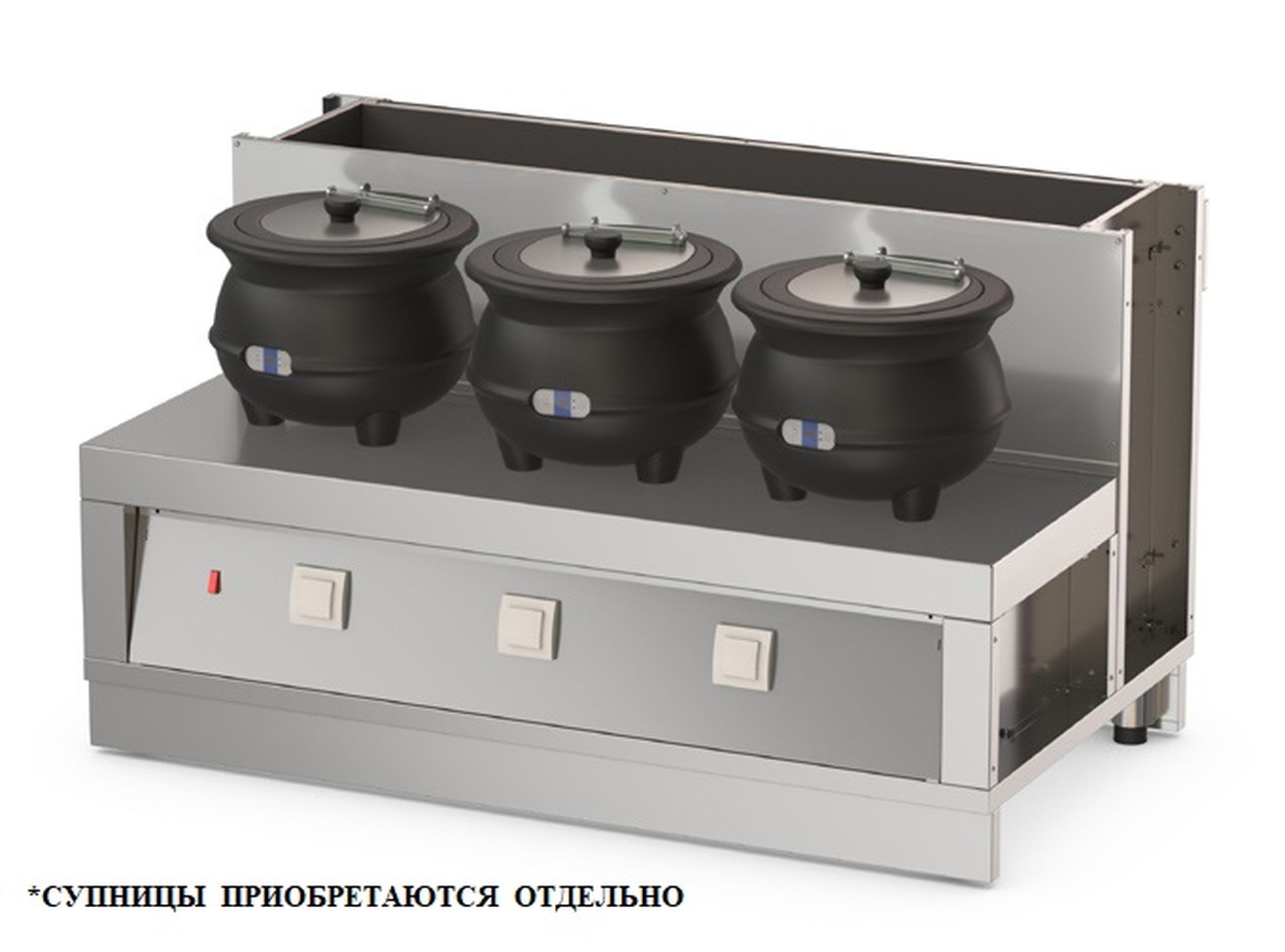 1370х788х815 мм, 3х1,5 кВт розетки 220 В под 3 электросупницы