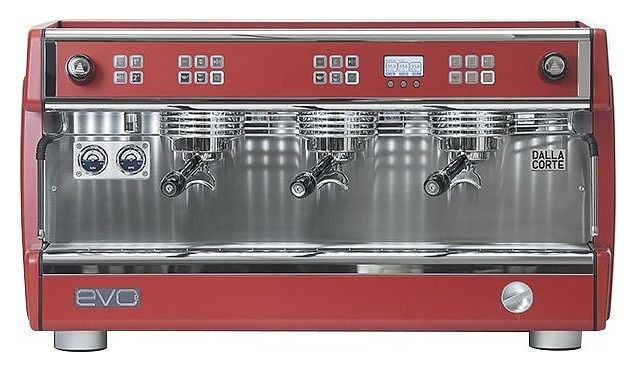 Кофемашина Dalla Corte 1 MC EVODUE 3 R 400 искрящийся красный