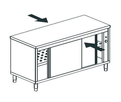 СТОЛ ТЕПЛОВОЙ APACH CHEF LINE LHC615SH2NT