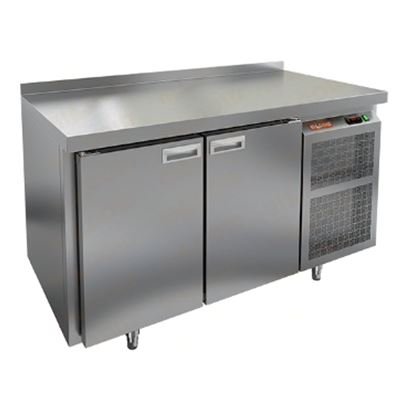 Стол охлаждаемый среднетемпературный тип TN модель GN 11/TN (замки), 1390х700х900мм, -2...+10С, 350л, 420Вт, 220В, нерж. сталь, борт, 2 распашные двери