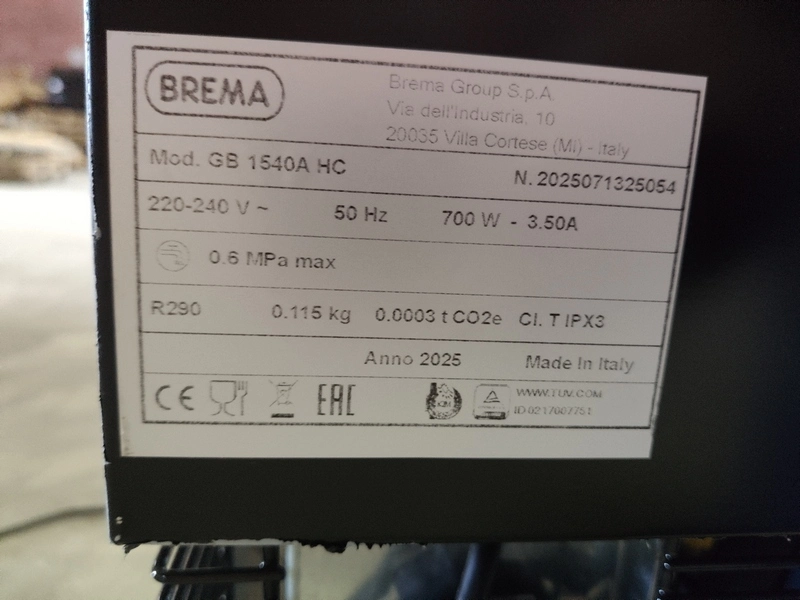 S01_Льдогенератор Brema GB 1540A HC S01_Льдогенератор Brema GB 1540A HC