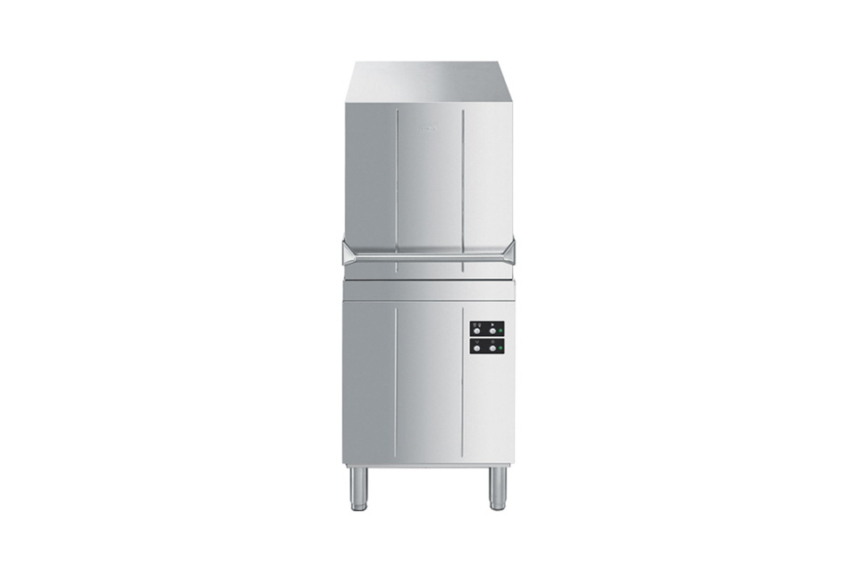 Машина посудомоечная т.м. SMEG, модель HTY500D, 620х730х1530мм, 9,7кВт, 380В, кассета 500х500мм, дозатор моющего и ополаскивающих ср-в., 2 цикла 90/180с.