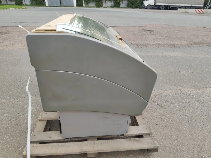 S01_Витрина среднетемпературная Carboma G85 SV 1,5-1, ВХСр-1,5 Полюс ЭКО, RAL 9006, 3020