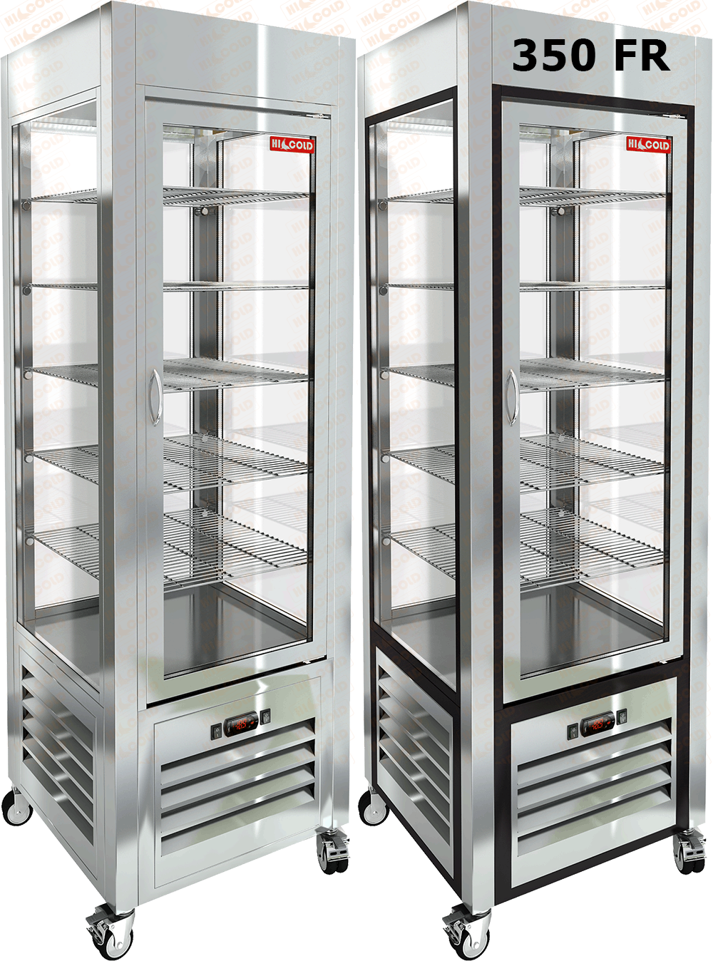 Витрина кондитерская вертикальная HICOLD VRC 350 FR