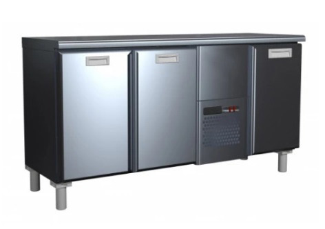 1660х570х760(870)мм, 0...+7С, 360л, 220В, 3 двери. Экс. пл-дь, мм - 1,27, Потр-е эл/эн в сутки, кВт - 6