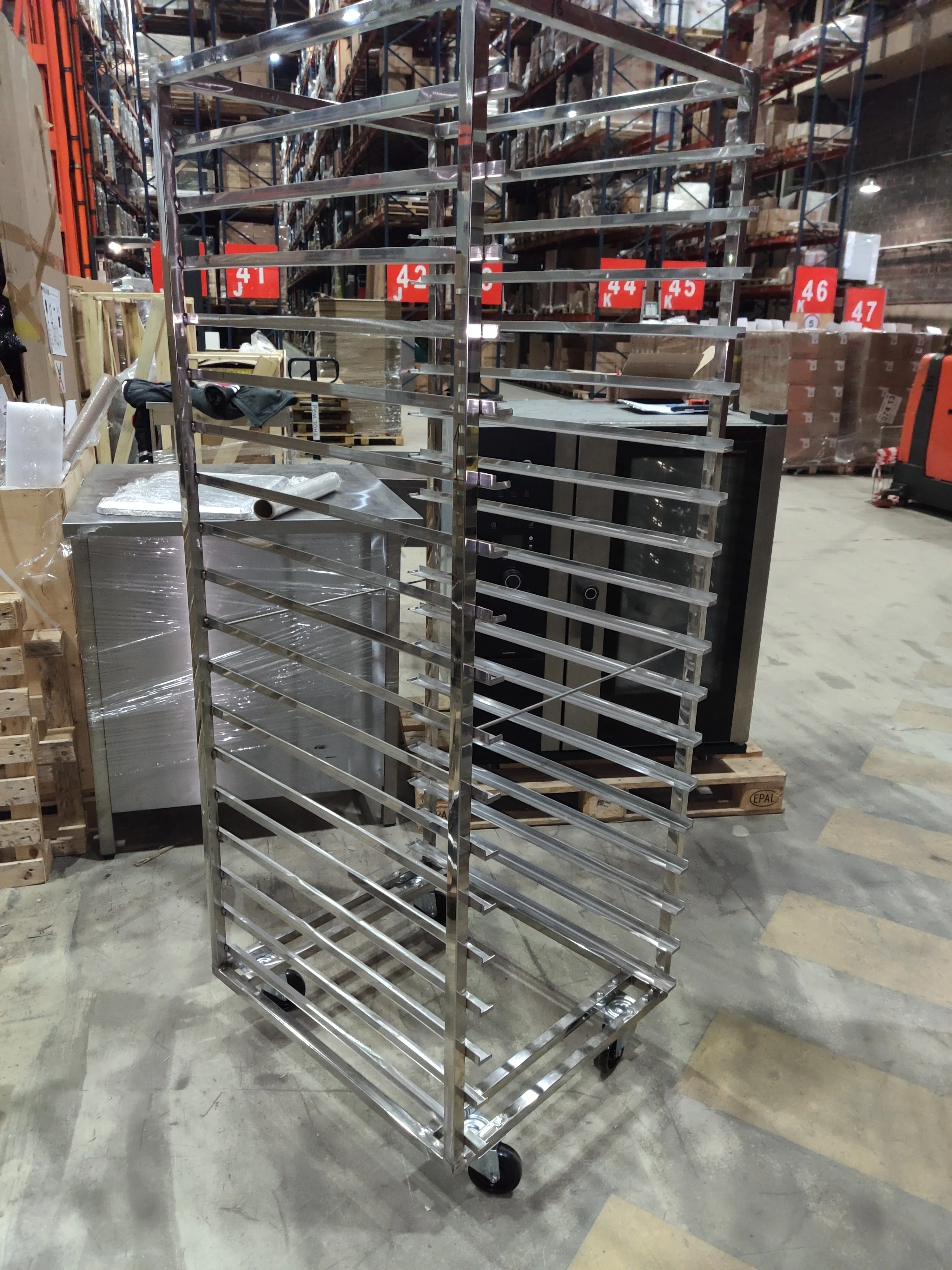 S02_Тележка-шпилька WLBake TR Rotor, 18 ур. 600х800, платформа, сварная, h1888мм