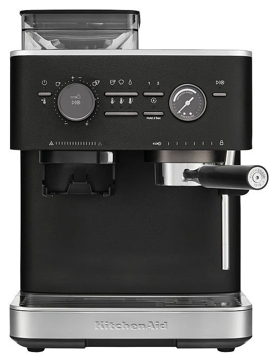 Эспрессо кофемашина полуавтоматическая KitchenAid 5KES6551EBK чугун