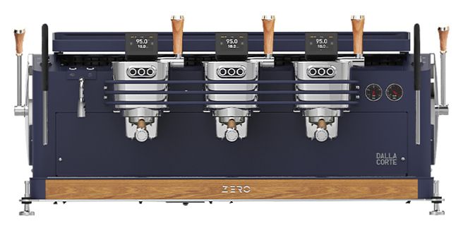 Кофемашина Dalla Corte 1 MC ZERO 3 NBO 400 синее море, дуб