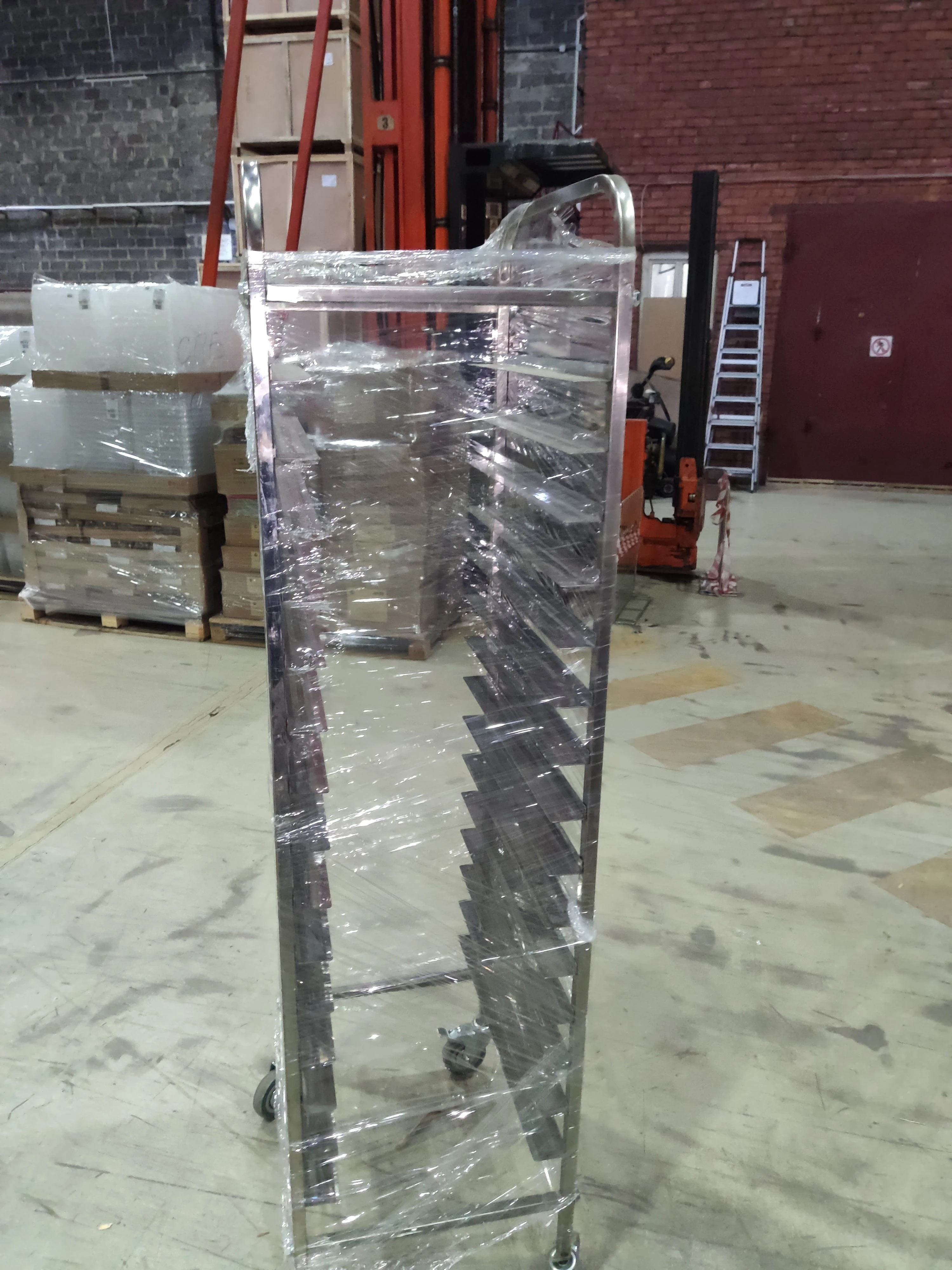 S02_Тележка-шпилька WLBake TR Slim, 15 ур. 600х400, платформа, сварная, h1621мм