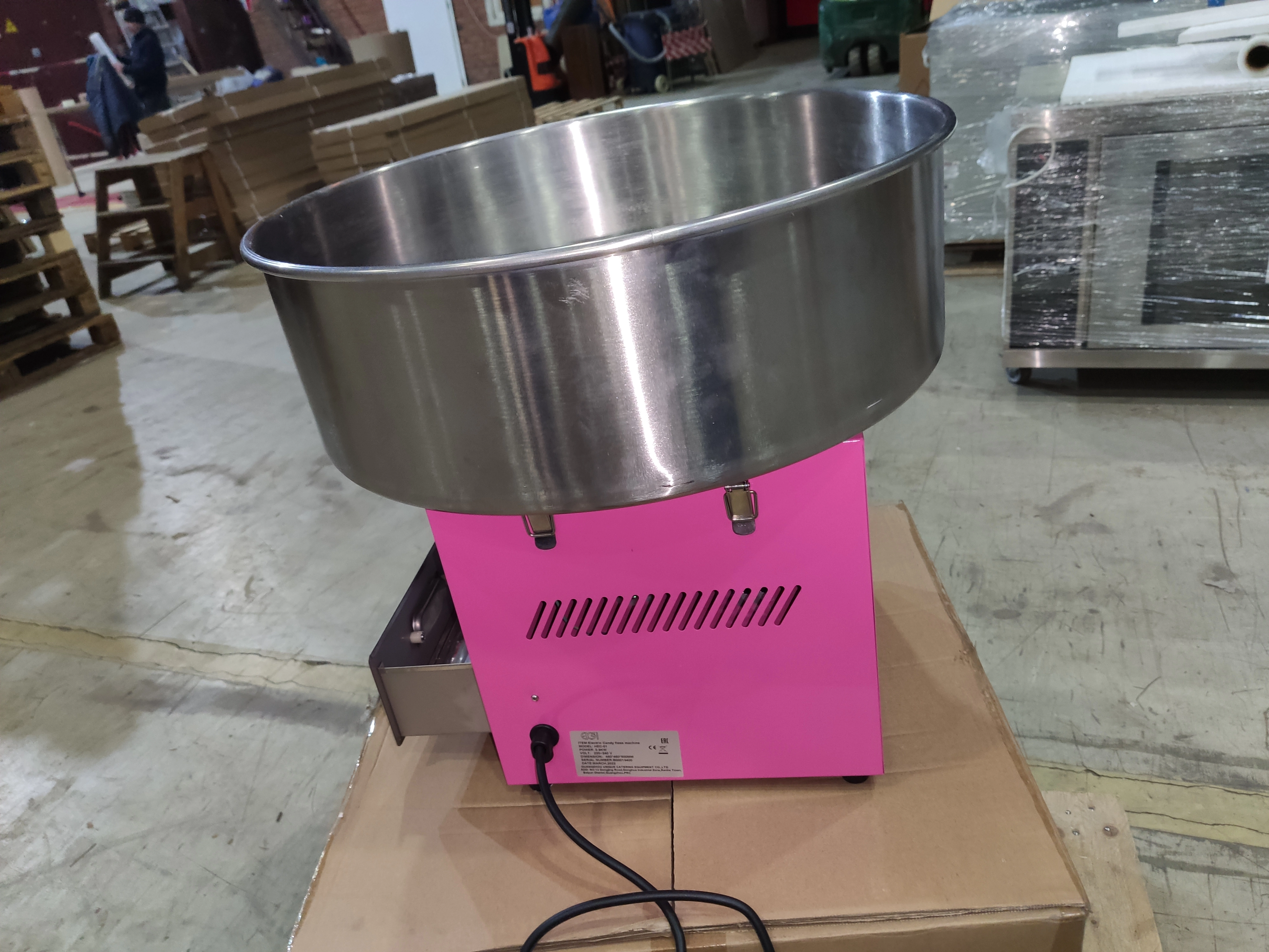 S01_Аппарат для производства сахарной ваты т.м. EKSI серии HEC, мод. HEC-01