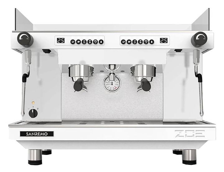 Кофемашина Sanremo Zoe Competition SED 2 высокие гр. автомат, белая